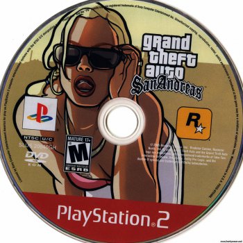 [PS2] Grand Theft Auto: San Andreas (GTA SA) [RUS/ENG|NTSC] + save(100%+Hot Coffee)