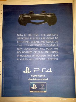 PlayStation 4 выйдет в Европе в 2013 году