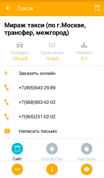Vse-Taxi - каталог перевозчиков России 1.1.4