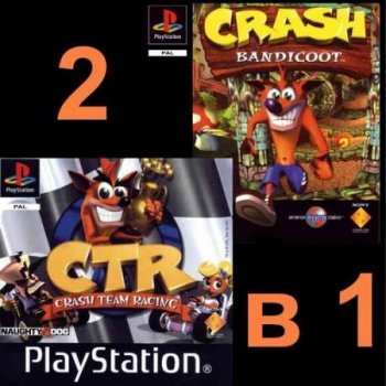 2 in 1 CTR - Crash Team Racing & Crash Bandicoot PS1