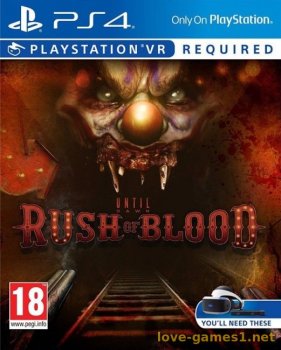 Until Dawn Rush of Blood PS4 VR Русский