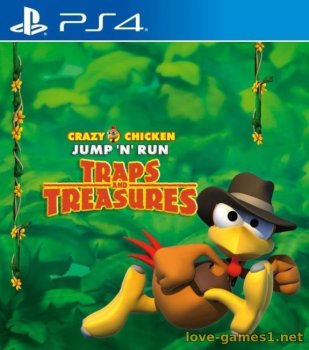 [PS4] Crazy Chicken Jump 'n' Run Traps and Treasures (CUSA33012) [1.01]