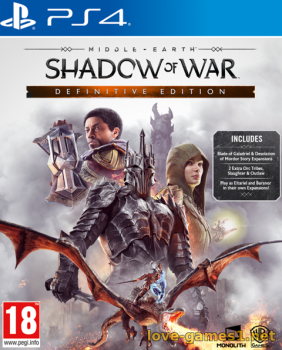 [PS4] Middle-earth: Shadow of War Definitive Edition / Средиземье: Тени Войны (CUSA04402) [1.18] [Repack]